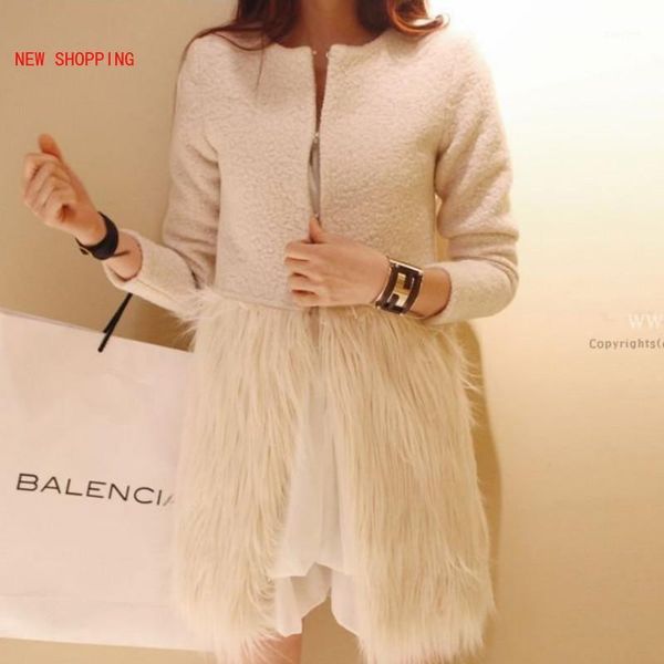 2020 autumn winter new faux fur coat slim fit women fashion elegant streetwear thick warm fur o-neck coats jacket overcoat white1, Black
2020 autumn winter new faux fur coat slim fit women fashion elegant streetwear thick warm fur o-neck coats jacket overcoat white1, Black