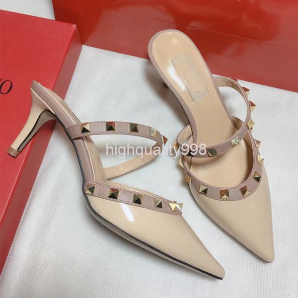 dress shoes sandals women wear thin heel willow nail high heeled sandal with pointed head, Black
dress shoes sandals women wear thin heel willow nail high heeled sandal with pointed head, Black