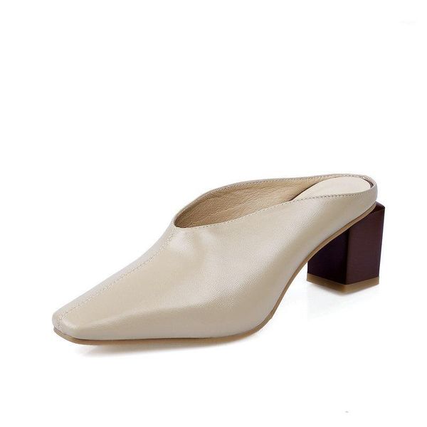 genuine leather high heels women slippers summer ladies pumps high heel slip on women shoes square toe dress shoes woman1, Black
genuine leather high heels women slippers summer ladies pumps high heel slip on women shoes square toe dress shoes woman1, Black