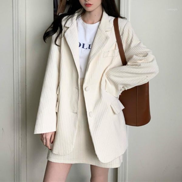 autumn fashion women corduroy blazer casual loose coat notched collar office lady spring elegant chic blazers korean coats1, White;black
autumn fashion women corduroy blazer casual loose coat notched collar office lady spring elegant chic blazers korean coats1, White;black