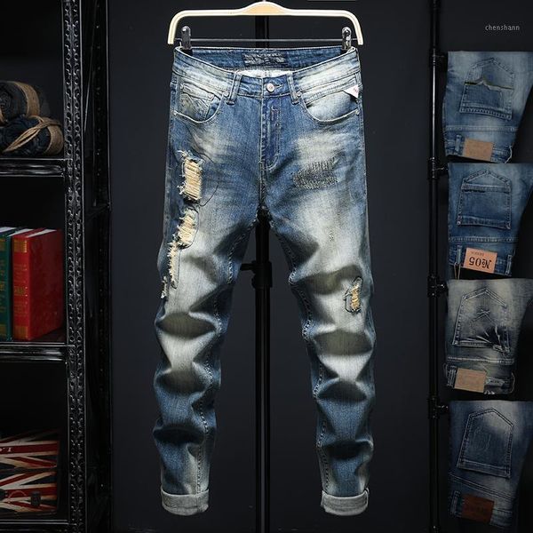 men's jeans ww0225 fashion men's 2021 runway luxury european design party style clothing1, Blue
men's jeans ww0225 fashion men's 2021 runway luxury european design party style clothing1, Blue