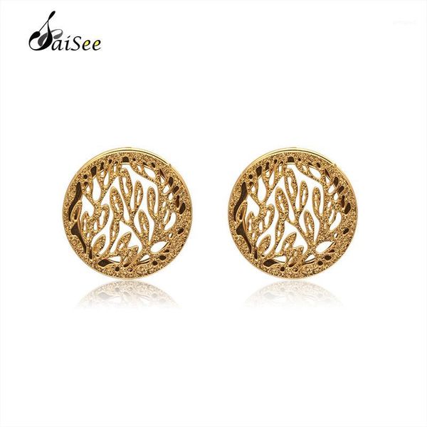 charm saisee hollow round small stud earrings for women gold color circle stainless steel female fashion jewelry nickel, Golden
charm saisee hollow round small stud earrings for women gold color circle stainless steel female fashion jewelry nickel, Golden