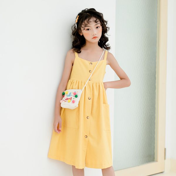 cotton linen teenager little girls dresses summer 2020 new fashion girl dresses kids cute princess dresses for girls baby girls t200709, Red;yellow
cotton linen teenager little girls dresses summer 2020 new fashion girl dresses kids cute princess dresses for girls baby girls t200709, Red;yellow