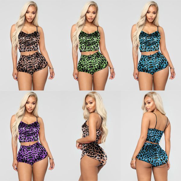 women two piece outfits t-shirts camisole shorts tracksuits lapel neck leopard printed sport suit party night club wear h2510, White
women two piece outfits t-shirts camisole shorts tracksuits lapel neck leopard printed sport suit party night club wear h2510, White