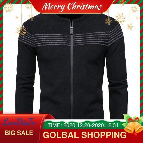 landisto men clothing zipper knitted men sweater warm european style mens sweater cardigan1, White;black
landisto men clothing zipper knitted men sweater warm european style mens sweater cardigan1, White;black