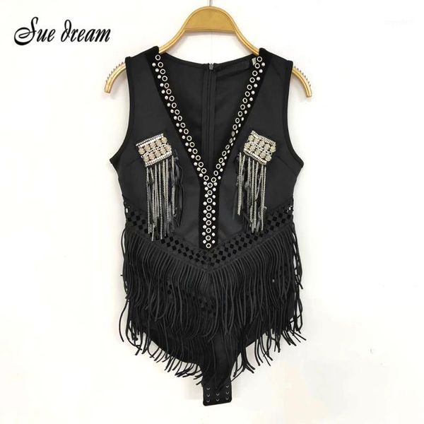 clearance 2020 ms. black tassel bodysuit metal chain backless bodysuit fashion club party1, Black;white
clearance 2020 ms. black tassel bodysuit metal chain backless bodysuit fashion club party1, Black;white