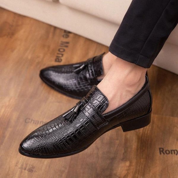 men genuine leather loafers shoes outdoor handsome comfortable brand breathable men pointed tassel casual shoes size 38-46 4 #rv24
men genuine leather loafers shoes outdoor handsome comfortable brand breathable men pointed tassel casual shoes size 38-46 4 #rv24