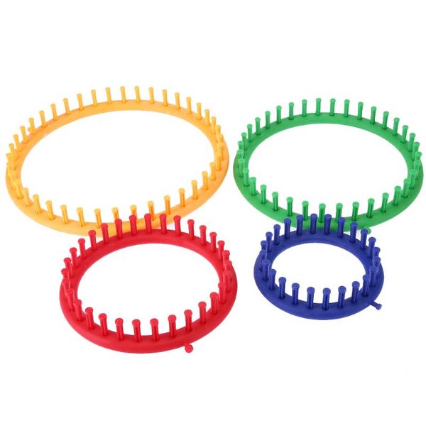 4 size colorful knitting machine knitting loom set round circle hat knitter wool yarn needles hook sewing tools for hats scarves, Black
4 size colorful knitting machine knitting loom set round circle hat knitter wool yarn needles hook sewing tools for hats scarves, Black