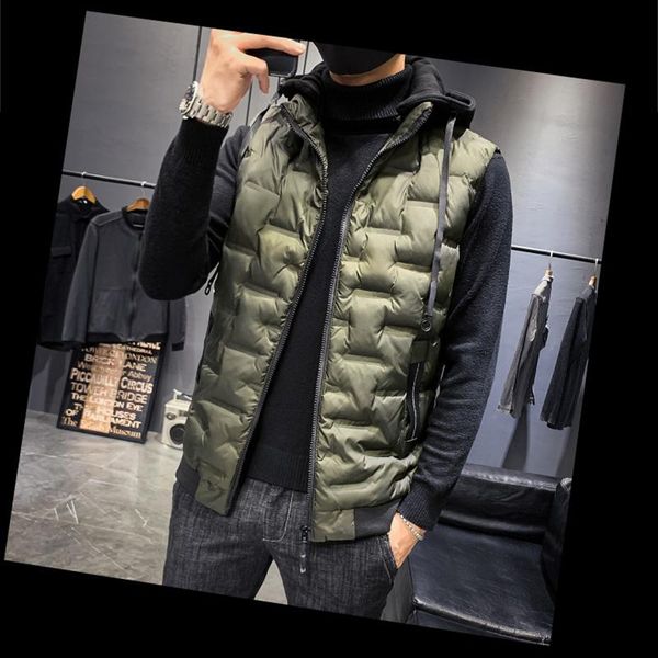 men's vests durbale autumn casual warm down vest with removable hooded stylish wadded coat tc21, Black;white
men's vests durbale autumn casual warm down vest with removable hooded stylish wadded coat tc21, Black;white