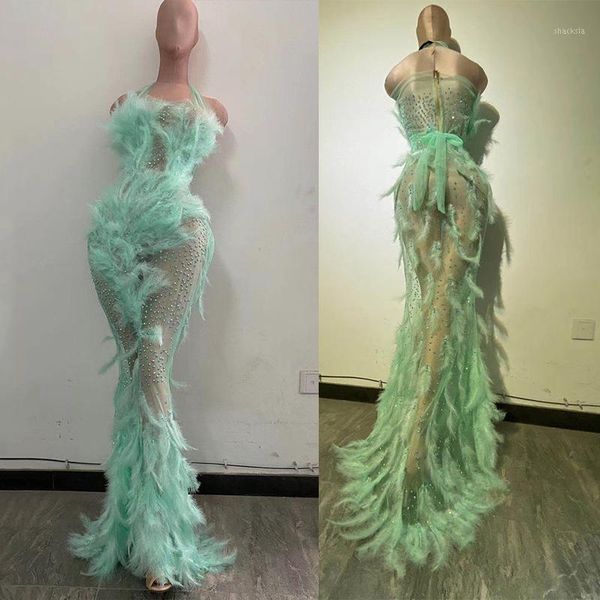 nightclub dress green feather rhinestone nude clothes female singer costume celebrity party outfit see-through dress db21651, Black;red
nightclub dress green feather rhinestone nude clothes female singer costume celebrity party outfit see-through dress db21651, Black;red