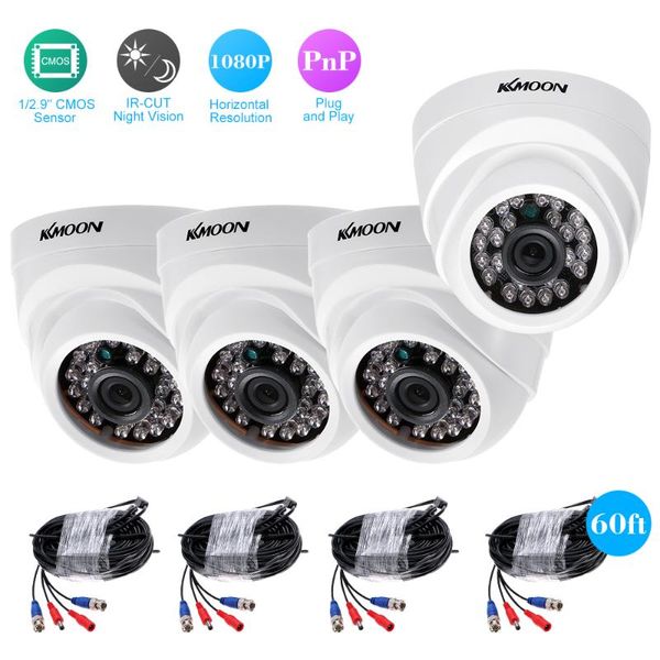 kkmoon 4pcs 1080p 2000tvl ahd camera kits 1/2.9" cmos dome ir cctv camera 24pcs infrared lamps night vision surveillance system
kkmoon 4pcs 1080p 2000tvl ahd camera kits 1/2.9" cmos dome ir cctv camera 24pcs infrared lamps night vision surveillance system