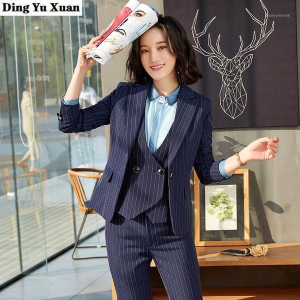 women's suits & blazers blazer vest pant skirt 3 three pieces set black navy blue striped business pants skirts suit women formal offic, White;black
women's suits & blazers blazer vest pant skirt 3 three pieces set black navy blue striped business pants skirts suit women formal offic, White;black