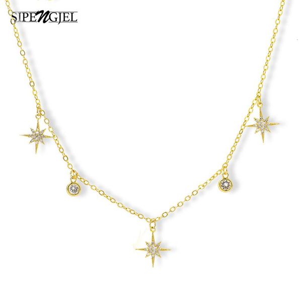chains fashion mosaic cubic zircon gold star pendant necklace good quality choker for women wedding jewelry 2021, Silver
chains fashion mosaic cubic zircon gold star pendant necklace good quality choker for women wedding jewelry 2021, Silver