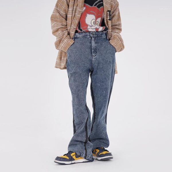 2021 spring men's jeans streetwear baggy jeans harajuku hip hop goth pants black blue bell-bottomsy8091
2021 spring men's jeans streetwear baggy jeans harajuku hip hop goth pants black blue bell-bottomsy8091