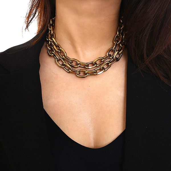 shixin punk vintage cuban link chain necklaces set for women layered chunky short choker necklace colar statement chains on neck, Silver
shixin punk vintage cuban link chain necklaces set for women layered chunky short choker necklace colar statement chains on neck, Silver