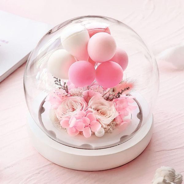 glass with light artificial flower handmade balloon decoration flowers in glass cover for valentine's day christmas birthday box
glass with light artificial flower handmade balloon decoration flowers in glass cover for valentine's day christmas birthday box