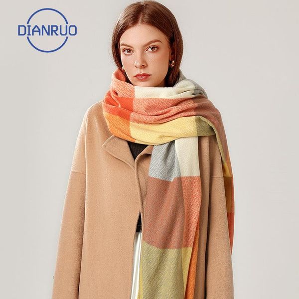 scarves dianruo 2021 classic fresh fashion casual plaid women scarf winter warm shawl and soft long tassel female r321, Blue;gray
scarves dianruo 2021 classic fresh fashion casual plaid women scarf winter warm shawl and soft long tassel female r321, Blue;gray
