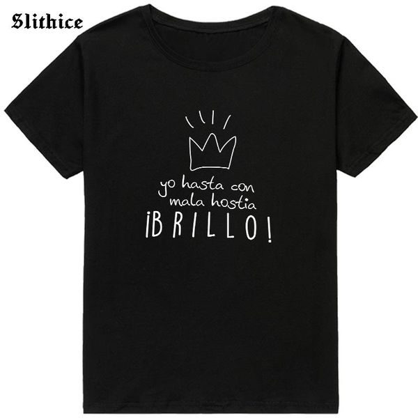 slithice fashion women t shirt personal design white short sleeve o-neck spanish letter print casual female t-shirts
slithice fashion women t shirt personal design white short sleeve o-neck spanish letter print casual female t-shirts