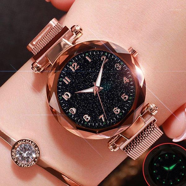 luxury luminous women watches starry sky magnetic female wristwatch waterproof rhinestone clock relogio feminino montre femme1, Slivery;brown
luxury luminous women watches starry sky magnetic female wristwatch waterproof rhinestone clock relogio feminino montre femme1, Slivery;brown