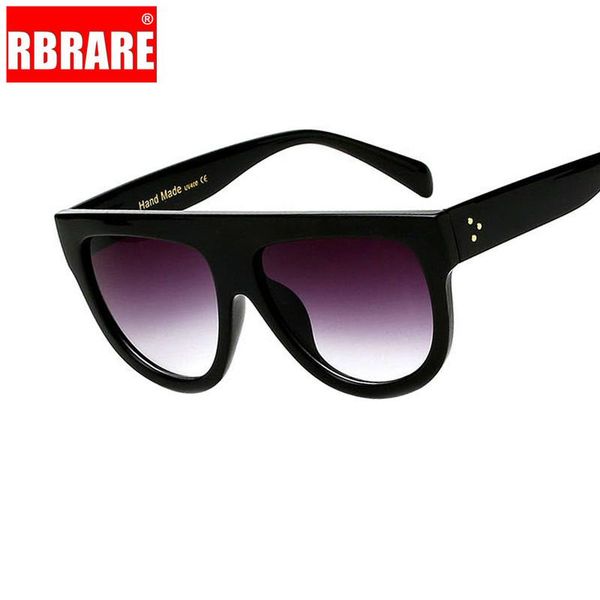 sunglasses rbrare flat oversized square women gradient 2021 classic sun glasses for big eyewear uv400, White;black
sunglasses rbrare flat oversized square women gradient 2021 classic sun glasses for big eyewear uv400, White;black