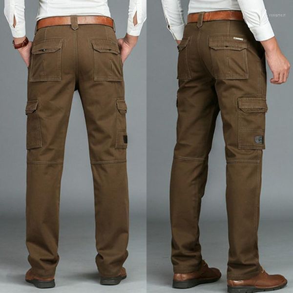 warm fleece men's casual pants charming fashion male streetwear plus size solid color multi pocket straight trouser1, Black
warm fleece men's casual pants charming fashion male streetwear plus size solid color multi pocket straight trouser1, Black