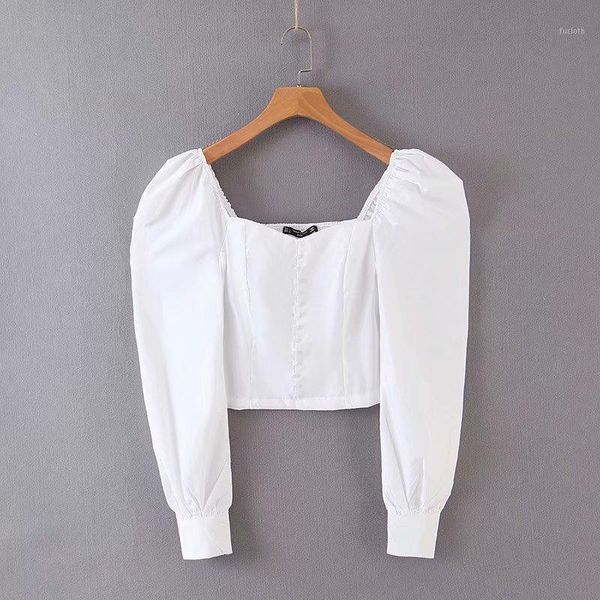 women fashion solid color casual slim smock blouse shirts women vintage square collar back elastic white blusas chic ls42181
women fashion solid color casual slim smock blouse shirts women vintage square collar back elastic white blusas chic ls42181