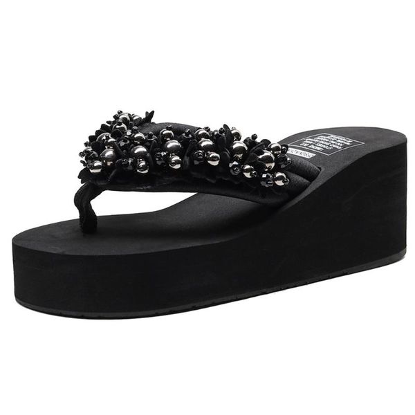 slippers est 2021 women summer bath girls floral flip flops wedges bohemian style beach sandals casual shoes #7.16, Black
slippers est 2021 women summer bath girls floral flip flops wedges bohemian style beach sandals casual shoes #7.16, Black