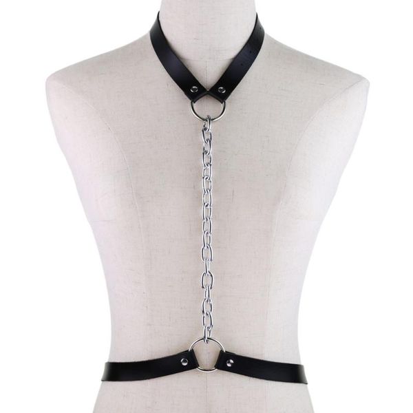 kmvexo leather harness belt bondage cage gothic chain body necklace women punk fashion cosplay festival torques jewelry 2020 new, Golden;silver
kmvexo leather harness belt bondage cage gothic chain body necklace women punk fashion cosplay festival torques jewelry 2020 new, Golden;silver
