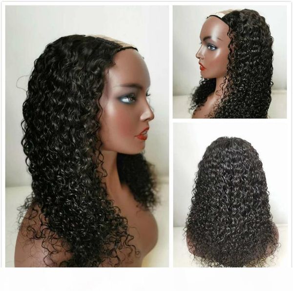 water wave u part wig full human hair raw indian remy glueless lace front wig for black women natural curly braided wig can be permed dyed, Black;brown
water wave u part wig full human hair raw indian remy glueless lace front wig for black women natural curly braided wig can be permed dyed, Black;brown