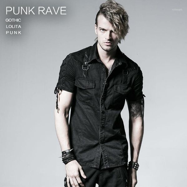 punk sleeve men blouse casual heavy summer black gothic rave rock men blouse1 short metal shirt personality steampunk shvni
punk sleeve men blouse casual heavy summer black gothic rave rock men blouse1 short metal shirt personality steampunk shvni