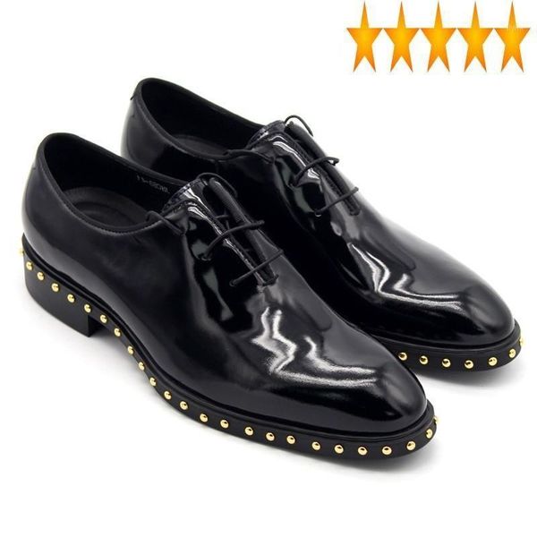 dress shoes mens golden rivet oxford handmade black oil bright real leather male social shoe formal office wedding men 451
dress shoes mens golden rivet oxford handmade black oil bright real leather male social shoe formal office wedding men 451