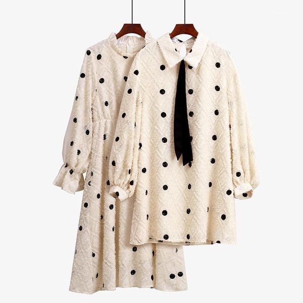 women's sweaters h.sa women long sweater dresses 2021 spring arrivals retro knit pullover and bow neck sweet dots pleated robe1, White;black
women's sweaters h.sa women long sweater dresses 2021 spring arrivals retro knit pullover and bow neck sweet dots pleated robe1, White;black