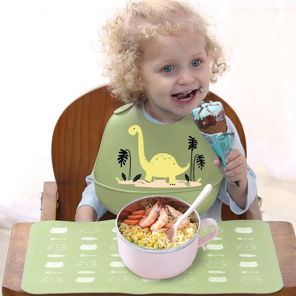 hair accessories baby stuff waterproof grade silicone bib cute cartoon adjustable soft comfortable drool, Slivery;white 
hair accessories baby stuff waterproof grade silicone bib cute cartoon adjustable soft comfortable drool, Slivery;white