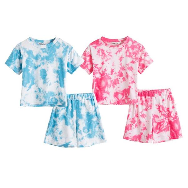 2021 new style tie dye printing boys summer clothes sets 2pcs short sleeve t shirt + shorts pants kid outfits girls clothes sets, White
2021 new style tie dye printing boys summer clothes sets 2pcs short sleeve t shirt + shorts pants kid outfits girls clothes sets, White