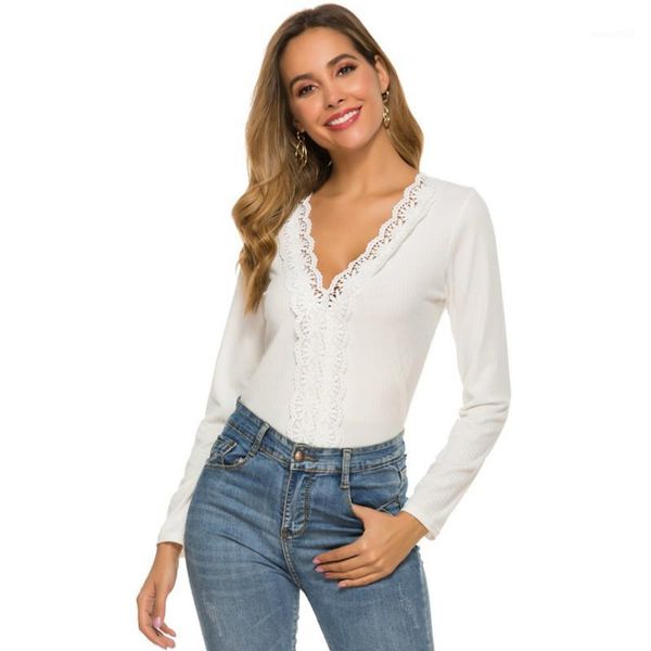 women's t-shirt 2021 spring v-neck lace long-sleeved sweater bottoming shirt women's womens clothing shirts knitted1, White
women's t-shirt 2021 spring v-neck lace long-sleeved sweater bottoming shirt women's womens clothing shirts knitted1, White
