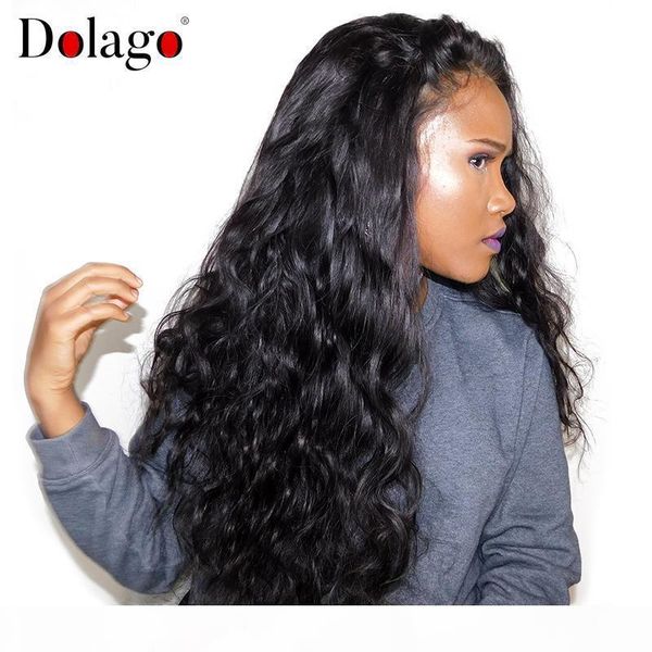 glueless full end lace front human hair wigs for women brazilian body wave lace front wig black 250% density dolago, Black;brown
glueless full end lace front human hair wigs for women brazilian body wave lace front wig black 250% density dolago, Black;brown