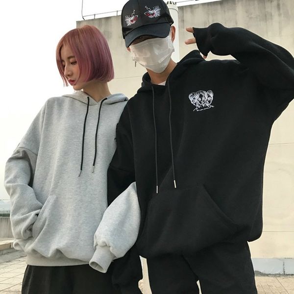 lychee girls head embroidery hooded fleece sweatshirt long sleeve pocket hoodies autumn winter casual loose streetwear pullovers 201203, Black
lychee girls head embroidery hooded fleece sweatshirt long sleeve pocket hoodies autumn winter casual loose streetwear pullovers 201203, Black