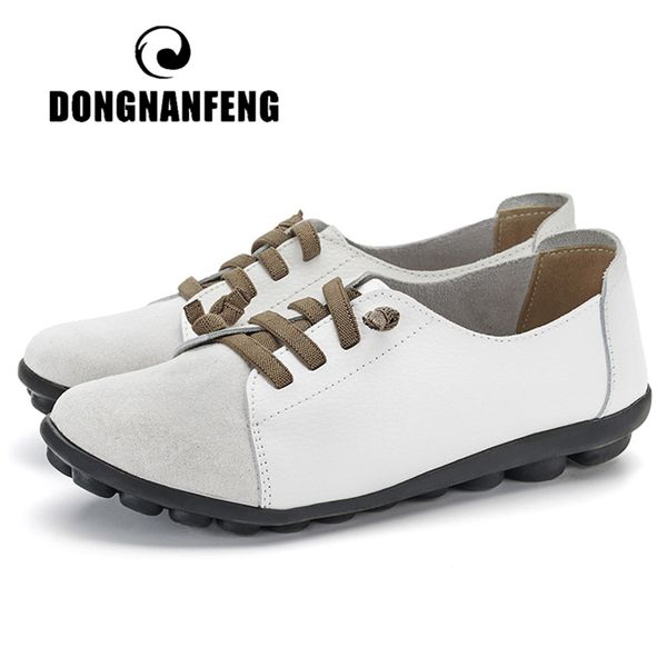 dongnanfeng women's genuine leather mother ladies shoes flats loafers ballerina lace up soft moccains plus size 43 44 mx-052, Red;white
dongnanfeng women's genuine leather mother ladies shoes flats loafers ballerina lace up soft moccains plus size 43 44 mx-052, Red;white