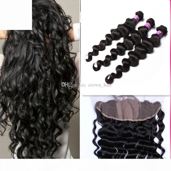 malaysian loose wave human hair bundles with silk base lace frontal closure 9a ear to ear full lace frontal with bundles 4pcs lot, Black
malaysian loose wave human hair bundles with silk base lace frontal closure 9a ear to ear full lace frontal with bundles 4pcs lot, Black