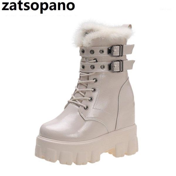 shoes women winter warm motorcycle boots 2020 british style platform sneakers 10cm heels thick bottom plush leather boots woman1, Black
shoes women winter warm motorcycle boots 2020 british style platform sneakers 10cm heels thick bottom plush leather boots woman1, Black