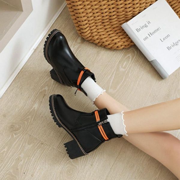 new sweet autumn winter women pumps boots zipper european girl shoes pu high heels snow boots fast delivery 8112, Black
new sweet autumn winter women pumps boots zipper european girl shoes pu high heels snow boots fast delivery 8112, Black