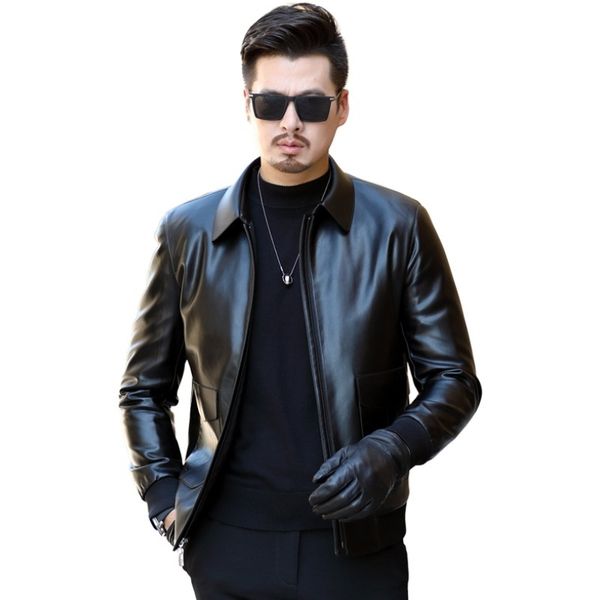 2019 new autumm motorcycle winter fashion casual men's warm leather jacket lapel youth, Black;brown
2019 new autumm motorcycle winter fashion casual men's warm leather jacket lapel youth, Black;brown