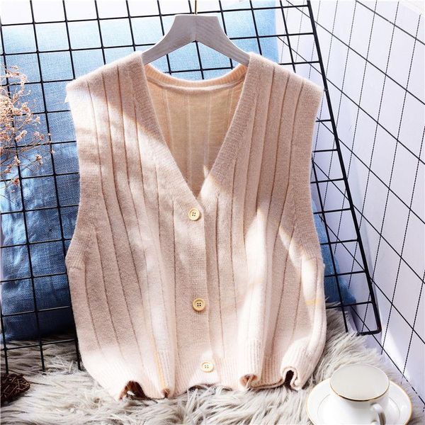 women's knits & tees 2021 autumn women fashion v- neck knitted solid sleeveless outwear pullover daily sweater vintage tank l1051, White
women's knits & tees 2021 autumn women fashion v- neck knitted solid sleeveless outwear pullover daily sweater vintage tank l1051, White