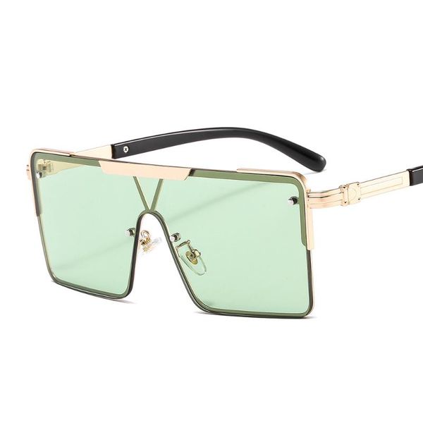 sunglasses square ladies retro vintage flat shield black female luxury designer oversized uv400, White;black
sunglasses square ladies retro vintage flat shield black female luxury designer oversized uv400, White;black