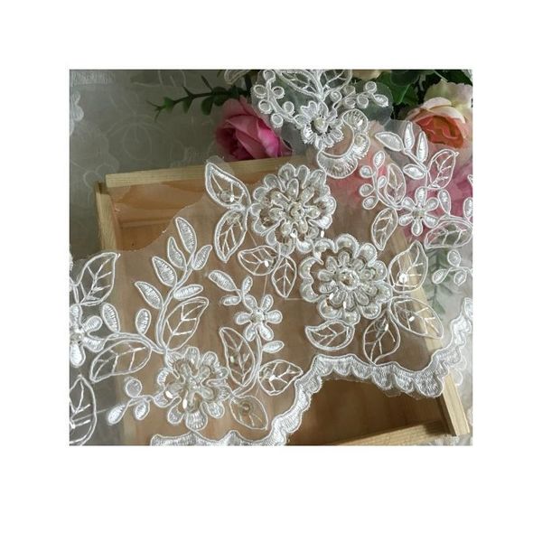 1yard 21cm beaded ivory, white fabric flower venise venice lace trim applique sewing craft for wedding de jllwbb
1yard 21cm beaded ivory, white fabric flower venise venice lace trim applique sewing craft for wedding de jllwbb