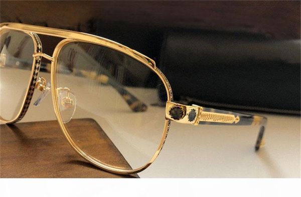 new men optical glasses design eyewear square metal frame style clear lens with case, Black
new men optical glasses design eyewear square metal frame style clear lens with case, Black