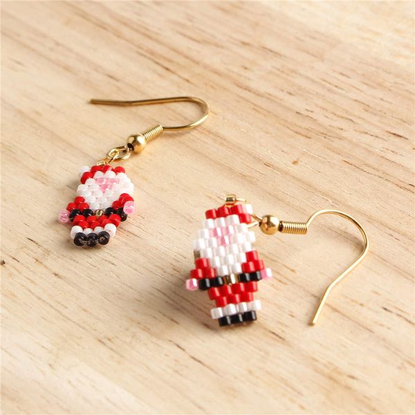 shinus 10 pairs/lot miyuki earrings santa claus earrings for wome 2020 bijoux christmas gift jewelry handmade pendientes mujer, Silver
shinus 10 pairs/lot miyuki earrings santa claus earrings for wome 2020 bijoux christmas gift jewelry handmade pendientes mujer, Silver