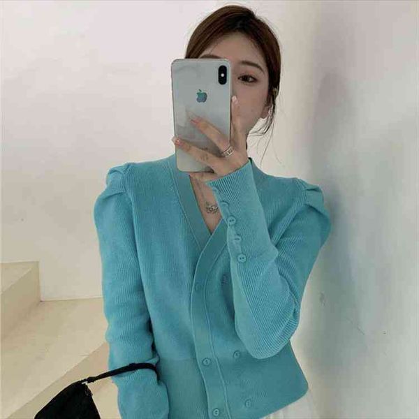 woman sweaters femme chandails autumn and winter womens sweater coat puff sleeve knitted cardigan pull hiver, White;black
woman sweaters femme chandails autumn and winter womens sweater coat puff sleeve knitted cardigan pull hiver, White;black