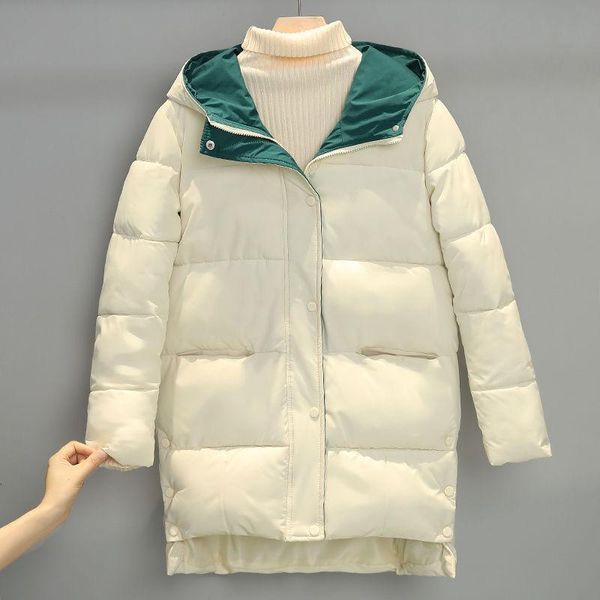 women clothing 2021 winter women's down cotton jackets woman hooded parkas female long coats fashion clothes ropa mujer tn1025, Black
women clothing 2021 winter women's down cotton jackets woman hooded parkas female long coats fashion clothes ropa mujer tn1025, Black