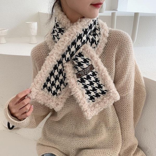 plaided furry alternative scarf for woman 2020 autumn winter indie fashion korean style harajuku, Blue;gray
plaided furry alternative scarf for woman 2020 autumn winter indie fashion korean style harajuku, Blue;gray